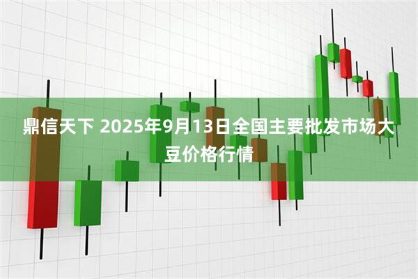 鼎信天下 2025年9月13日全国主要批发市场大豆价格行情
